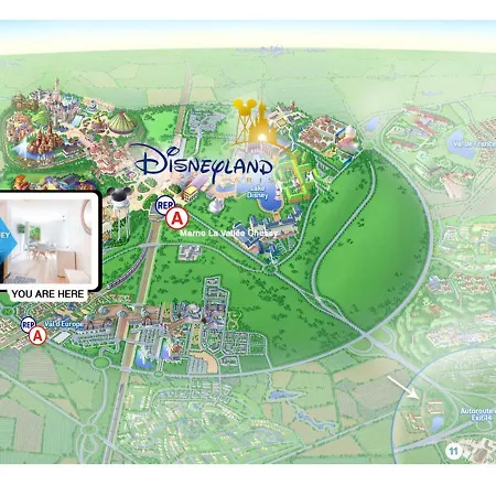 Lejlighed Clean And New Flat - 5min From Disneyland Paris *